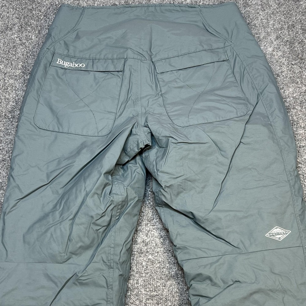 Columbia Bugaboo Omni-Tech Snow Pants Mens Medium Gray Waterproof Insulated Ski - Picture 6 of 13